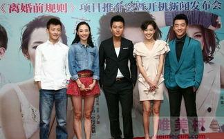 离婚前规则 演员表,揭秘明星夫妻的婚姻真相与情感纠葛